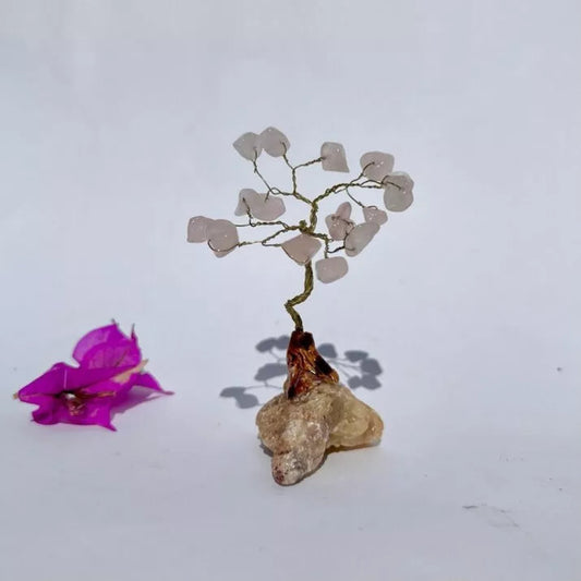 Rose Quartz Crystal Tree